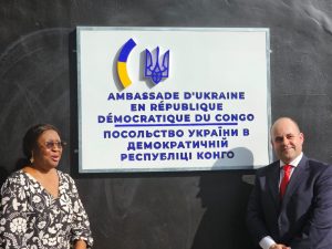 Diplomatie : Ukraine ouvre son ambassade en RDC.