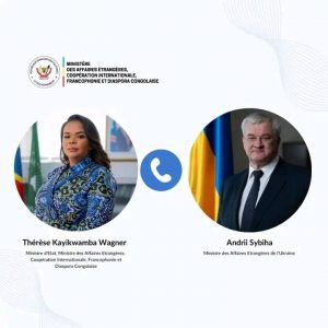 RDC–Ukraine : échanges téléphoniques entre Thérèse Kayikwamba Wagner et Andrii Sybiha