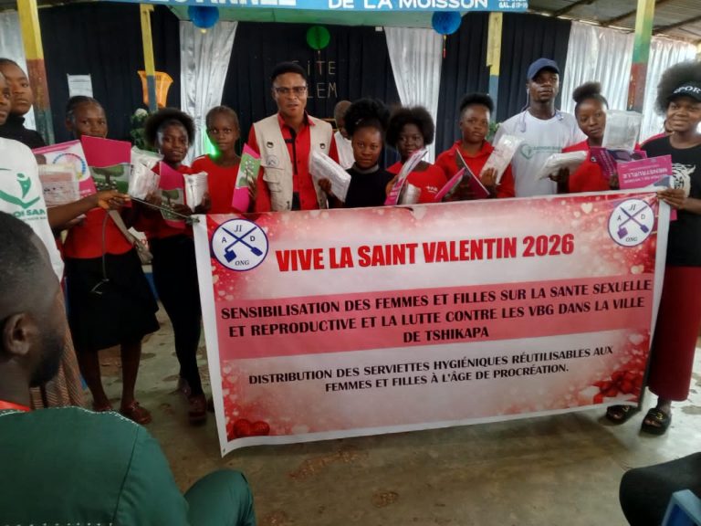 Kasaï : Femmes et filles sensibilisées à la santé sexuelle et reproductive et à la lutte contre les VBG à Tshikapa
