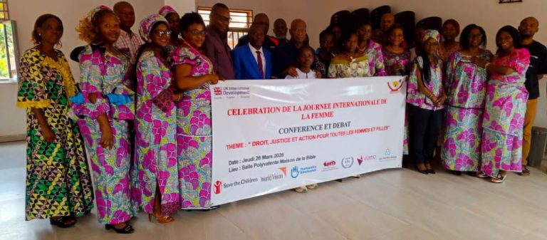 Kasaï : l’ONG Axe Fille célèbre la Journée internationale de la femme à Tshikapa