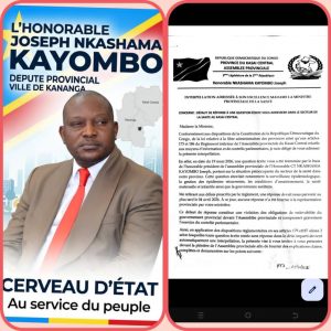 Kasaï Central : un député passe à l’offensive contre la ministre provinciale de la Santé