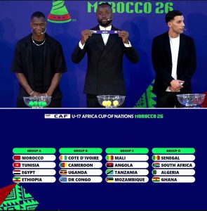 CAN U17 : les Léopards héritent un groupe de la mort