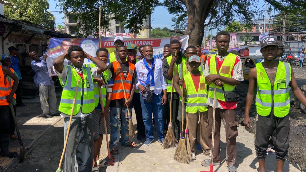 Kinshasa : la Fondation Jérôme Kusangay mobilise contre l’insalubrité à Kinshasa