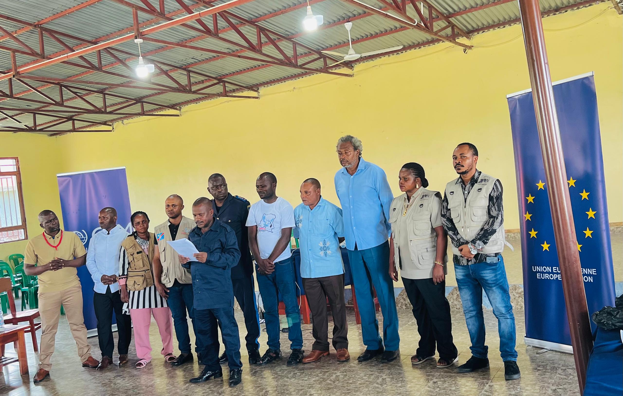 Ituri : le Cadre de concertation du P-DDRCS officiellement installé à Djugu pour renforcer la paix