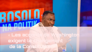 RDC : les propos de Godé Mpoyi relancent le débat sur une révision constitutionnelle liée à l’accord de Washington