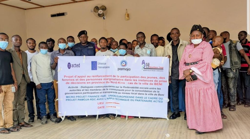 Nord-Kivu : L&rsquo;ONG Bénévolat pour l&rsquo;enfance renforce la redevabilité sociale et la gouvernance participative