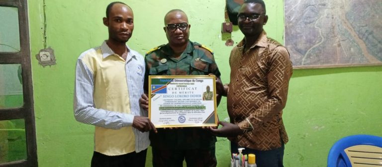 Kasaï : un officier distingué pour son engagement exemplaire