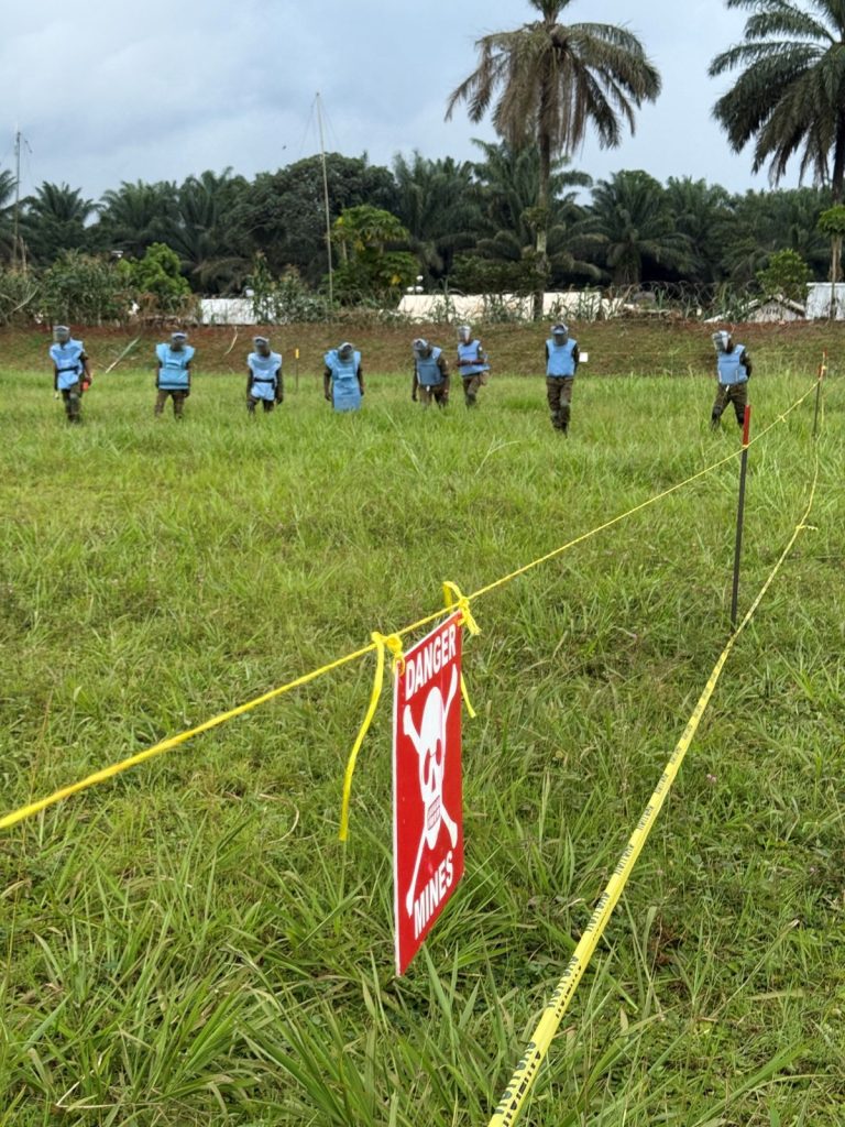 Beni : Huit militaires FARDC certifiés en déminage après une formation de l’UNMAS/MONUSCO
