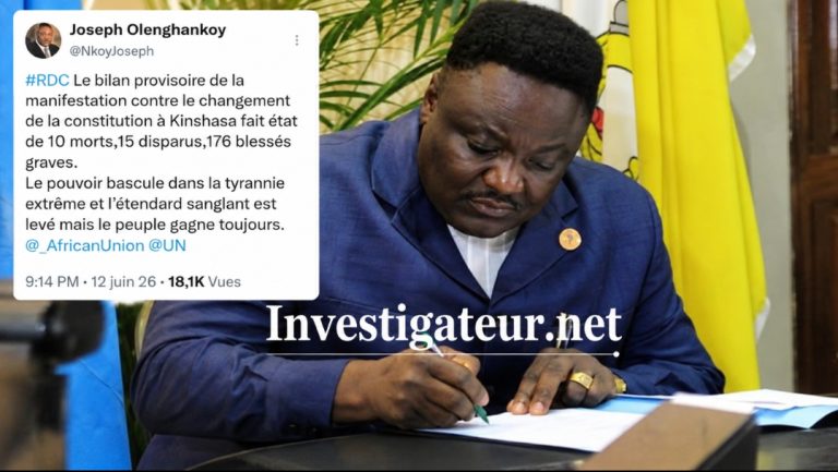 Justice: Joseph Olengankoy nie être l’auteur des tweets examinés par le Parquet général près la cour de cassation