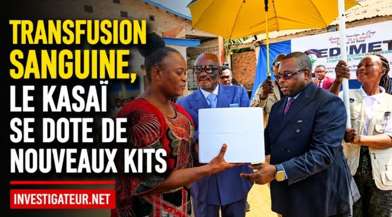 Transfusion sanguine, le Kasaï se dote de nouveaux kits