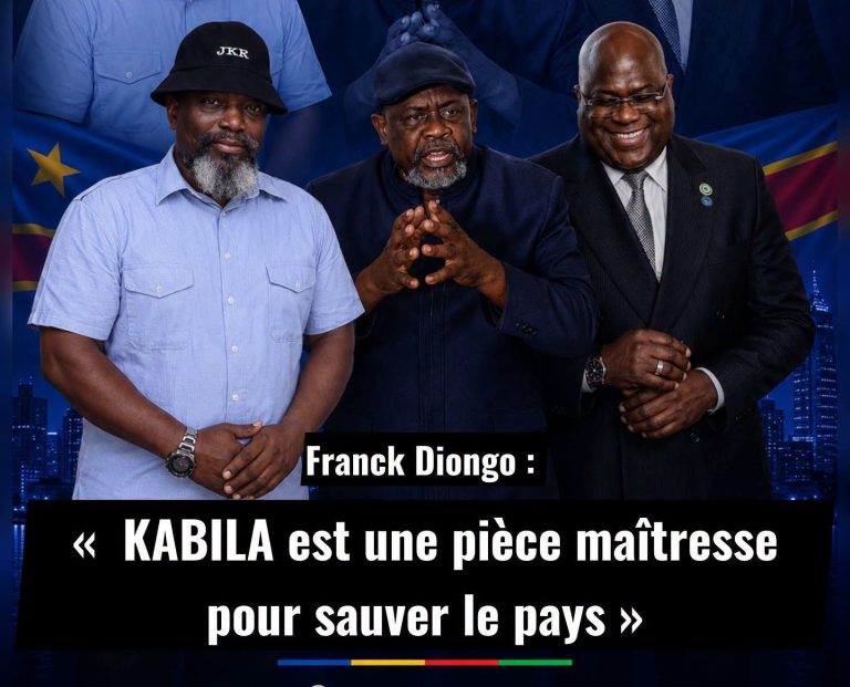 RDC : Franck Diongo qualifie Félix Tshisekedi d&rsquo;« ennemi public numéro un » et affiche son soutien à Joseph Kabila