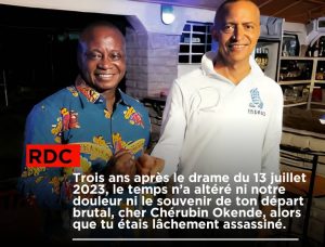 RDC : Trois ans après l&rsquo;assassinat de Chérubin Okende, l&rsquo;appel à la justice reste intact