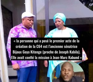RDC : Alain Bolodjwa affirme que Bijoux Goya Kitenge est à l&rsquo;origine de la création de la C64