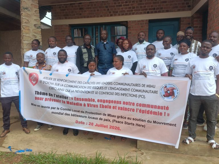 Ebola au Nord-Kivu : le CLP mise sur les leaders de Mbau et Oicha pour briser la chaîne de transmission