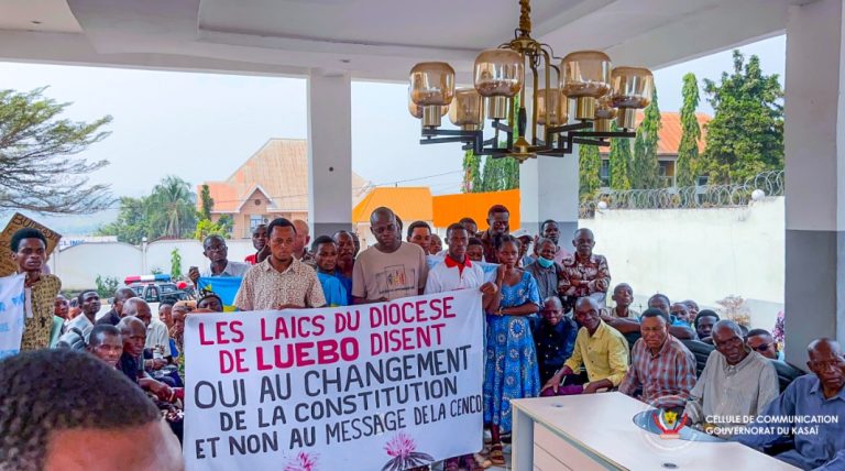 Kasaï : Les laïcs du diocèse de Luebo soutiennent le changement de la Constitution et désavouent la position de la CENCO