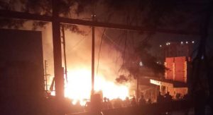 Bunia : Un incendie ravage plusieurs commerces au marché MONUC, sans perte en vie humaine