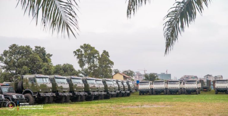 RDC : Un nouveau lot de véhicules remis aux FARDC pour renforcer leur mobilité opérationnelle