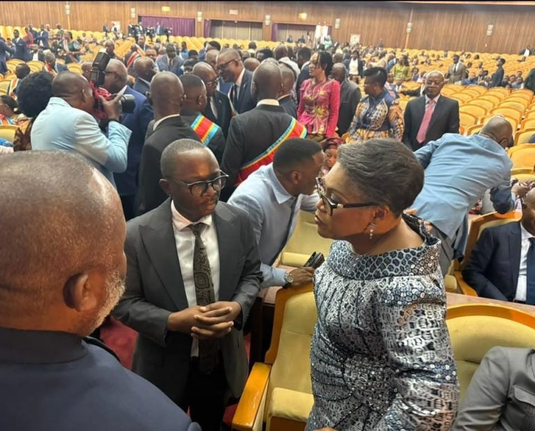 RDC : La sécurité et les conflits fonciers au cœur d’un échange entre Judith Suminwa et le député Élie Vahumawa