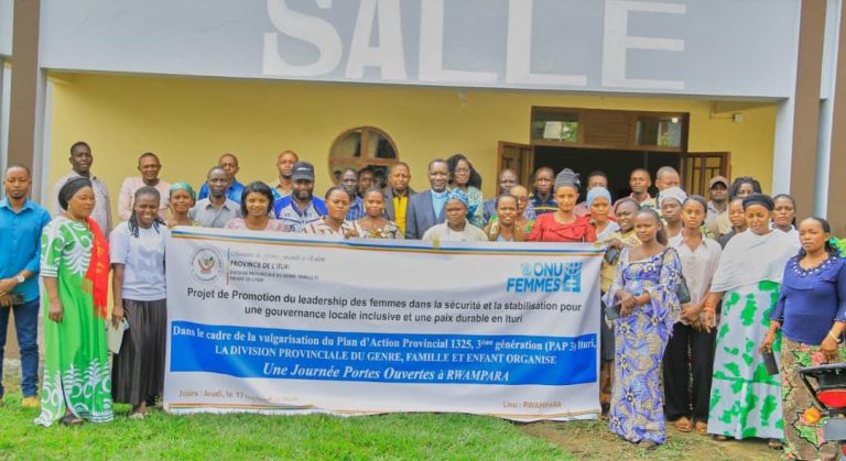 Ituri : à Rwampara, une journée portes ouvertes met en avant la participation des femmes à la paix et à la sécurité